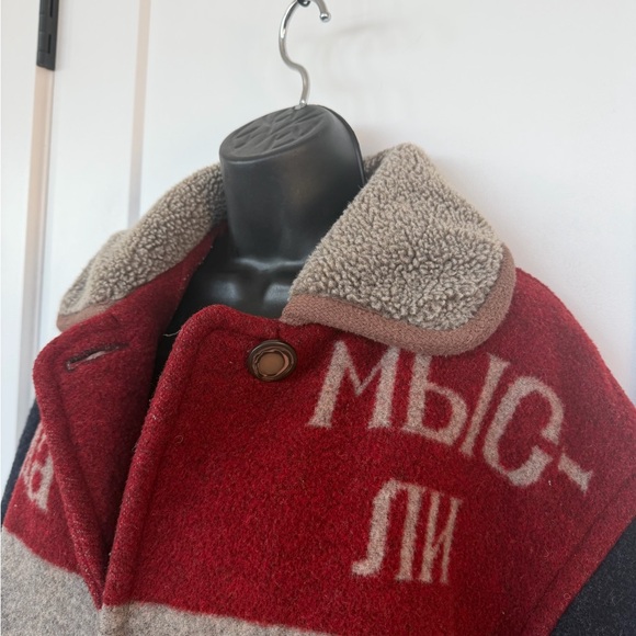 RUE GRENELLE VINTAGE French wool coat! 
ladies size XL- graphic, Winter wear - Picture 3 of 9